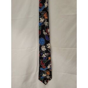 Disney Balancine Inc The Tie Works Mickey‎ Mouse Golf Sports Tie 100% Silk